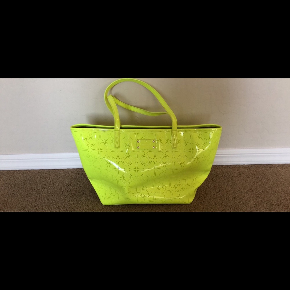 Kate Spade Neon yellow bag
